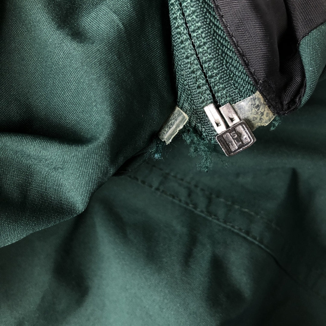Eddie Bauer Mountain Parka Shell Jacket, Men's XL polyester Green type dark green Vintage Second Hand