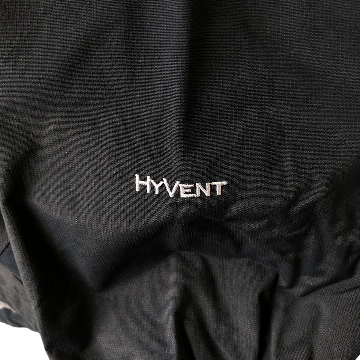 THE NORTH FACE HYVENT Mountain Jacket, Shell Jacket, Men's XL Nylon black type Vintage Second Hand