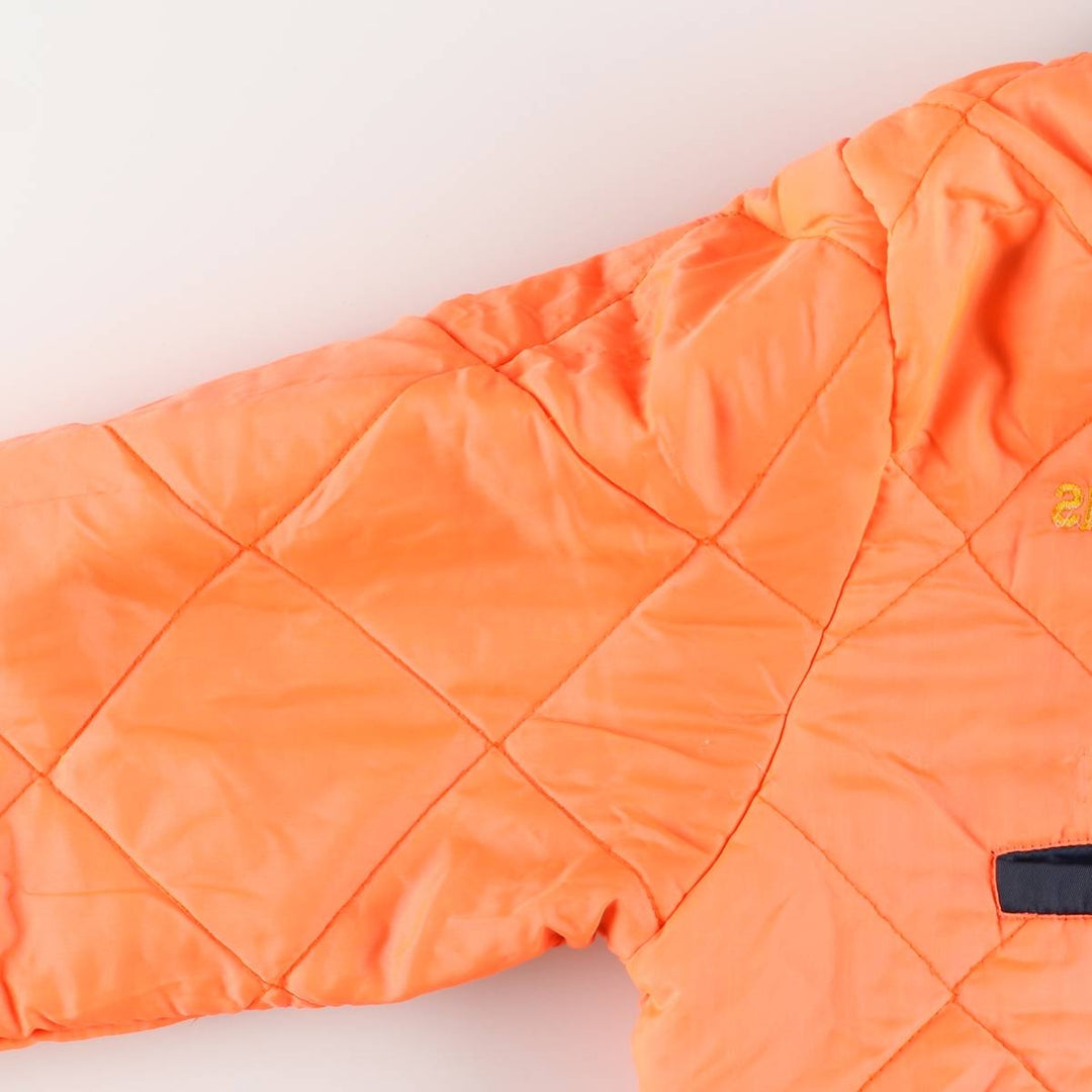 Civilian Caribee MA-1 Style Military Flight Jacket, Men's XXL, Vintage Nylon navy blue type Vintage Second Hand