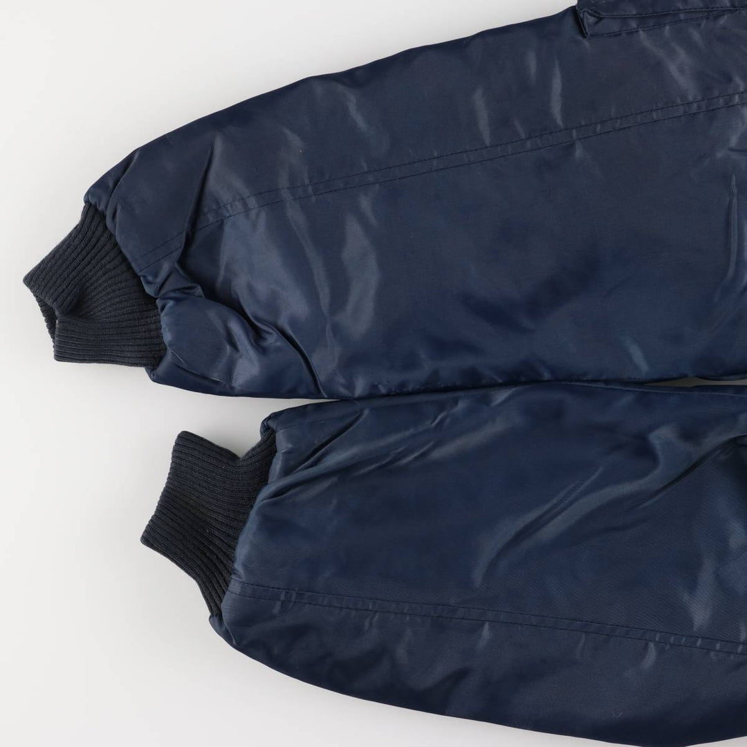 Civilian Caribee MA-1 Style Military Flight Jacket, Men's XXL, Vintage Nylon navy blue type Vintage Second Hand