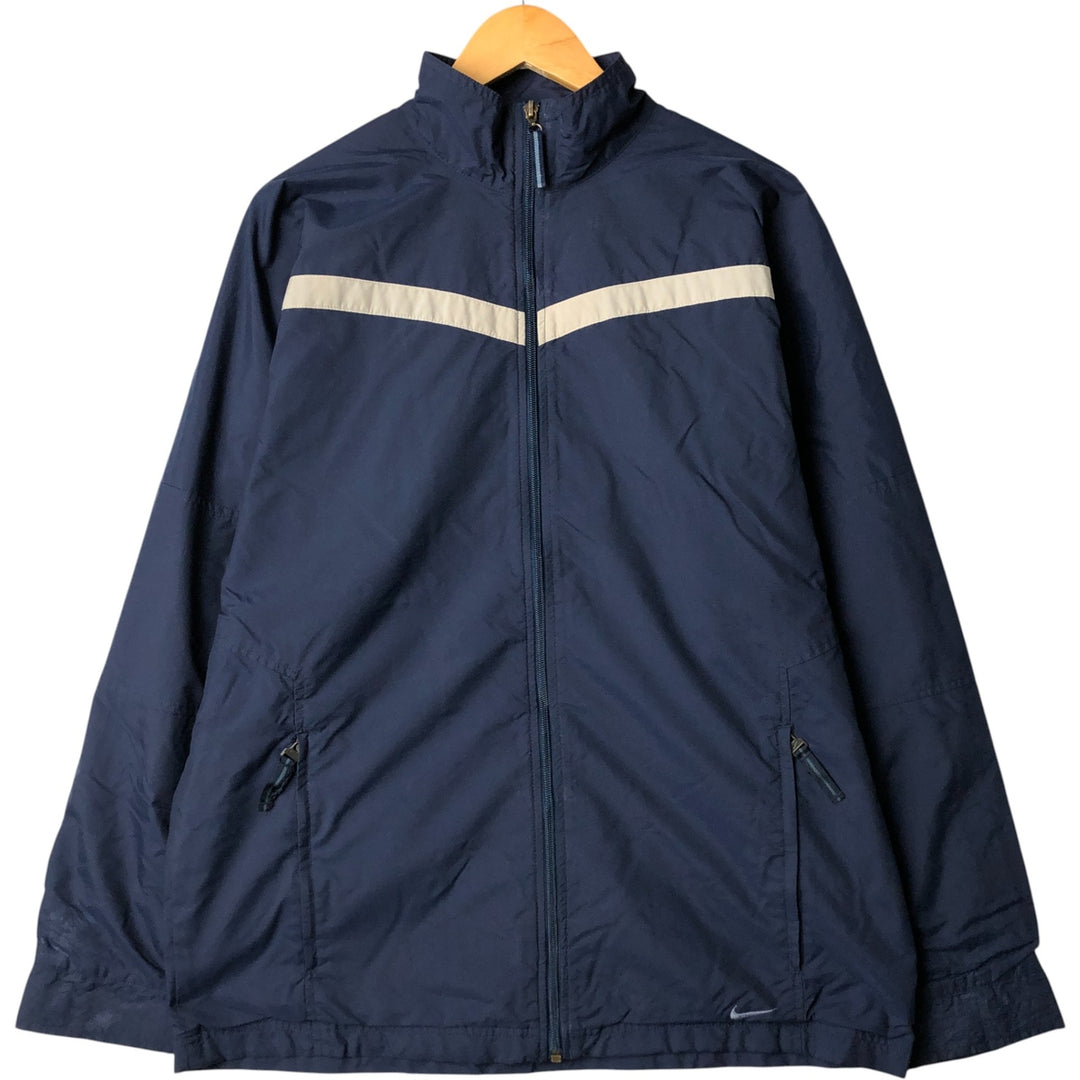 00'S Nike Nylon Jacket Men's M size Nylon navy blue type Vintage Second Hand