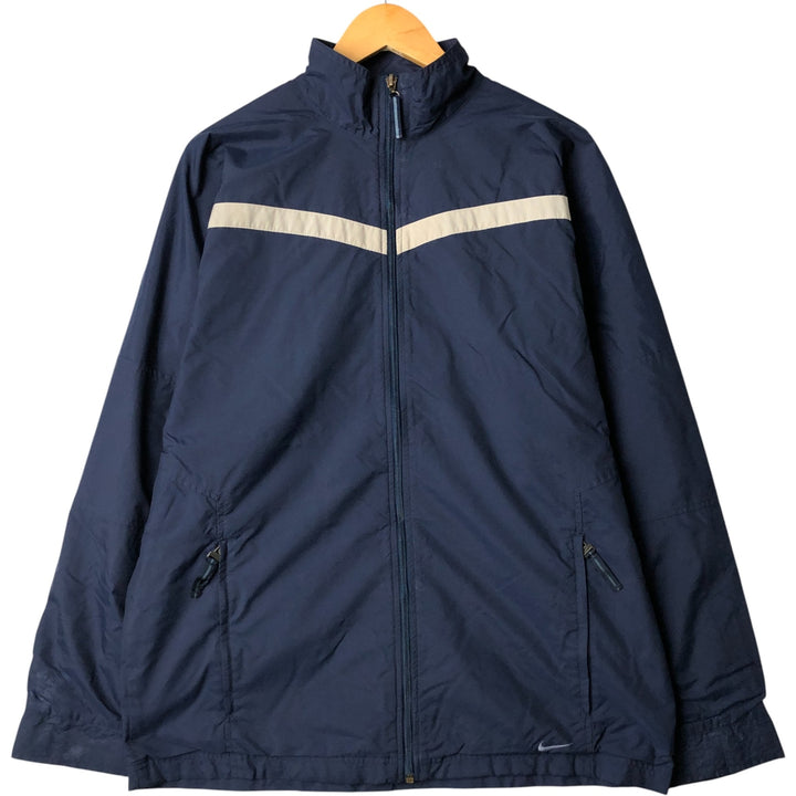 00'S Nike Nylon Jacket Men's M size Nylon navy blue type Vintage Second Hand