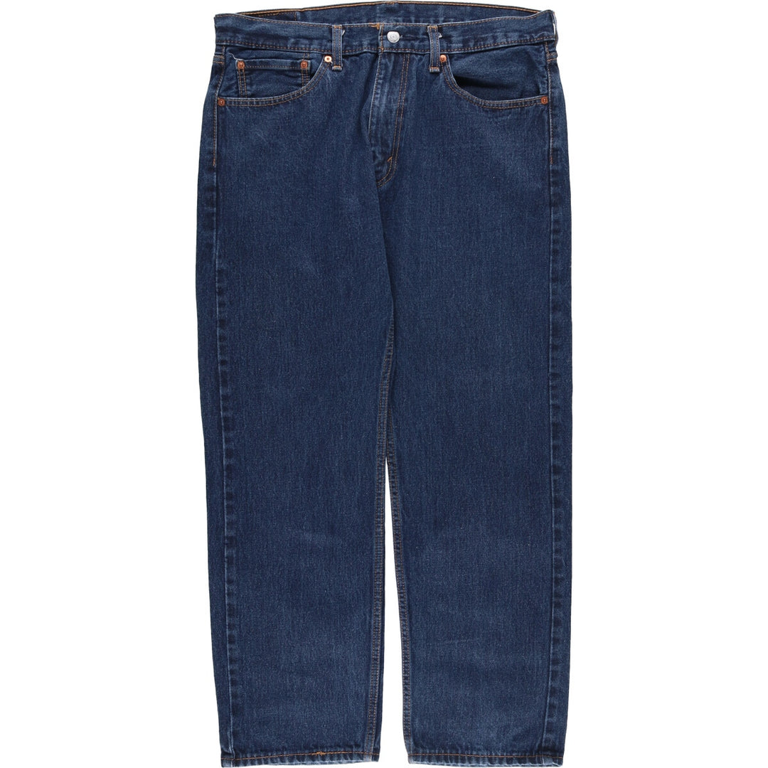 Levi's 505 tapered denim pants for men, size w37 cotton blue type Vintage Second Hand