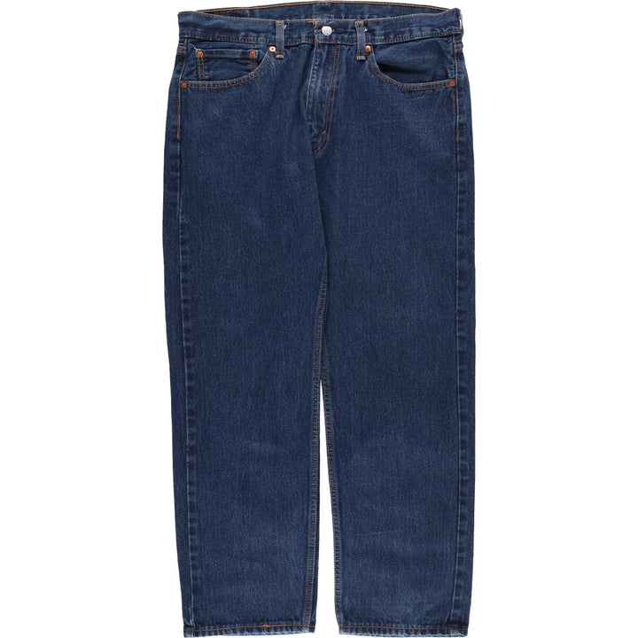 Levi's 505 tapered denim pants for men, size w37 cotton blue type Vintage Second Hand