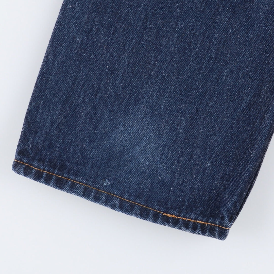 Levi's 505 tapered denim pants for men, size w37 cotton blue type Vintage Second Hand