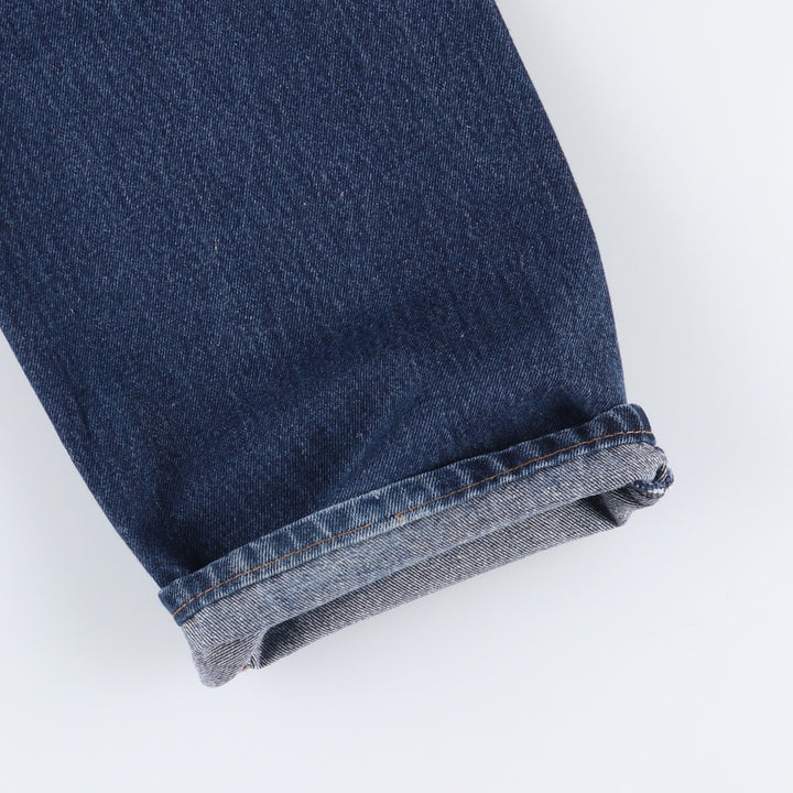 Levi's 505 tapered denim pants for men, size w37 cotton blue type Vintage Second Hand