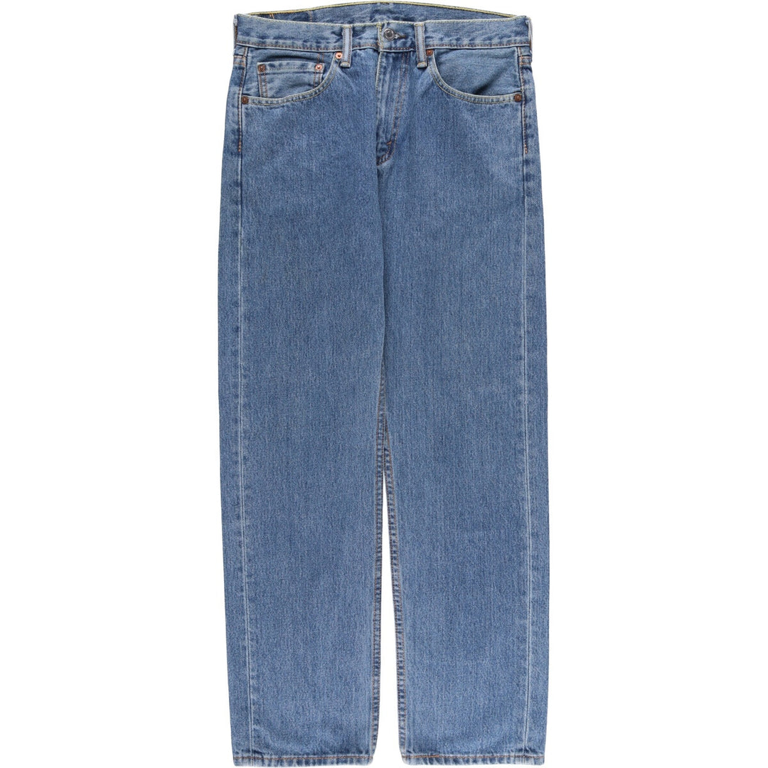 Levi's 505 tapered denim pants for men, equivalent to w32 unclear Blue type light blue Vintage Second Hand