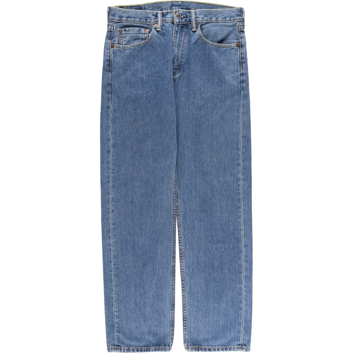 Levi's 505 tapered denim pants for men, equivalent to w32 unclear Blue type light blue Vintage Second Hand
