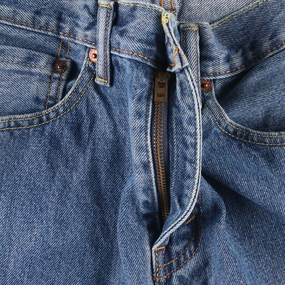 Levi's 505 tapered denim pants for men, equivalent to w32 unclear Blue type light blue Vintage Second Hand