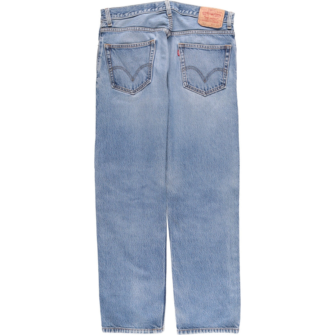 Levi's 505 REGULAR FIT tapered denim pants for men, size w34 cotton Blue type light blue Vintage Second Hand