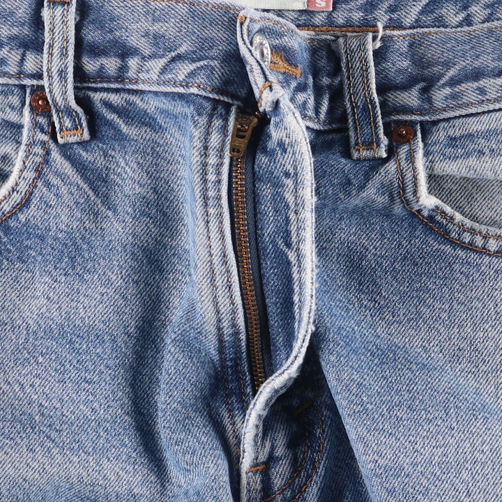 Levi's 505 REGULAR FIT tapered denim pants for men, size w34 cotton Blue type light blue Vintage Second Hand