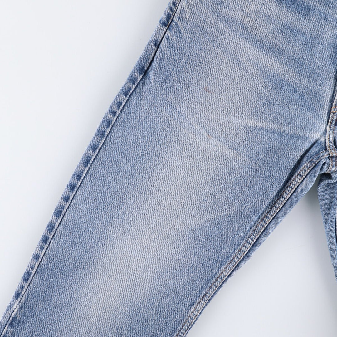 Levi's 505 REGULAR FIT tapered denim pants for men, size w34 cotton Blue type light blue Vintage Second Hand