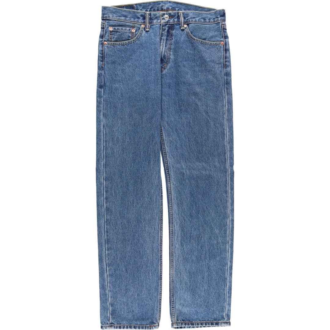 Levi's 505 tapered denim pants for men, equivalent to w35 cotton blue type Vintage Second Hand