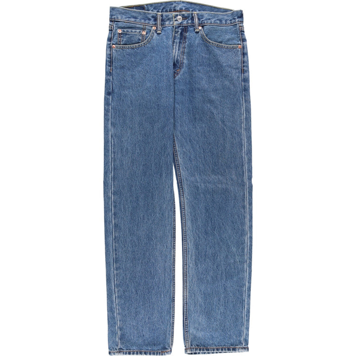 Levi's 505 tapered denim pants for men, equivalent to w35 cotton blue type Vintage Second Hand