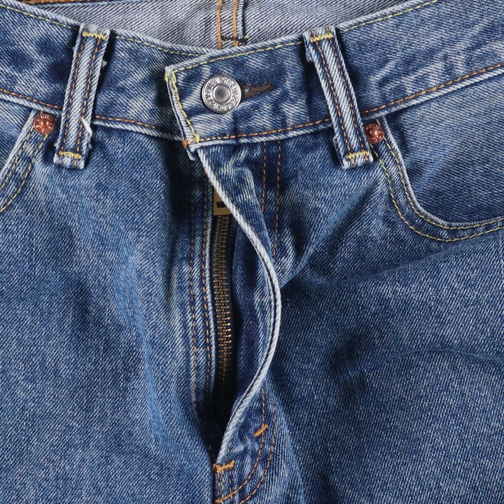 Levi's 505 tapered denim pants for men, equivalent to w35 cotton blue type Vintage Second Hand