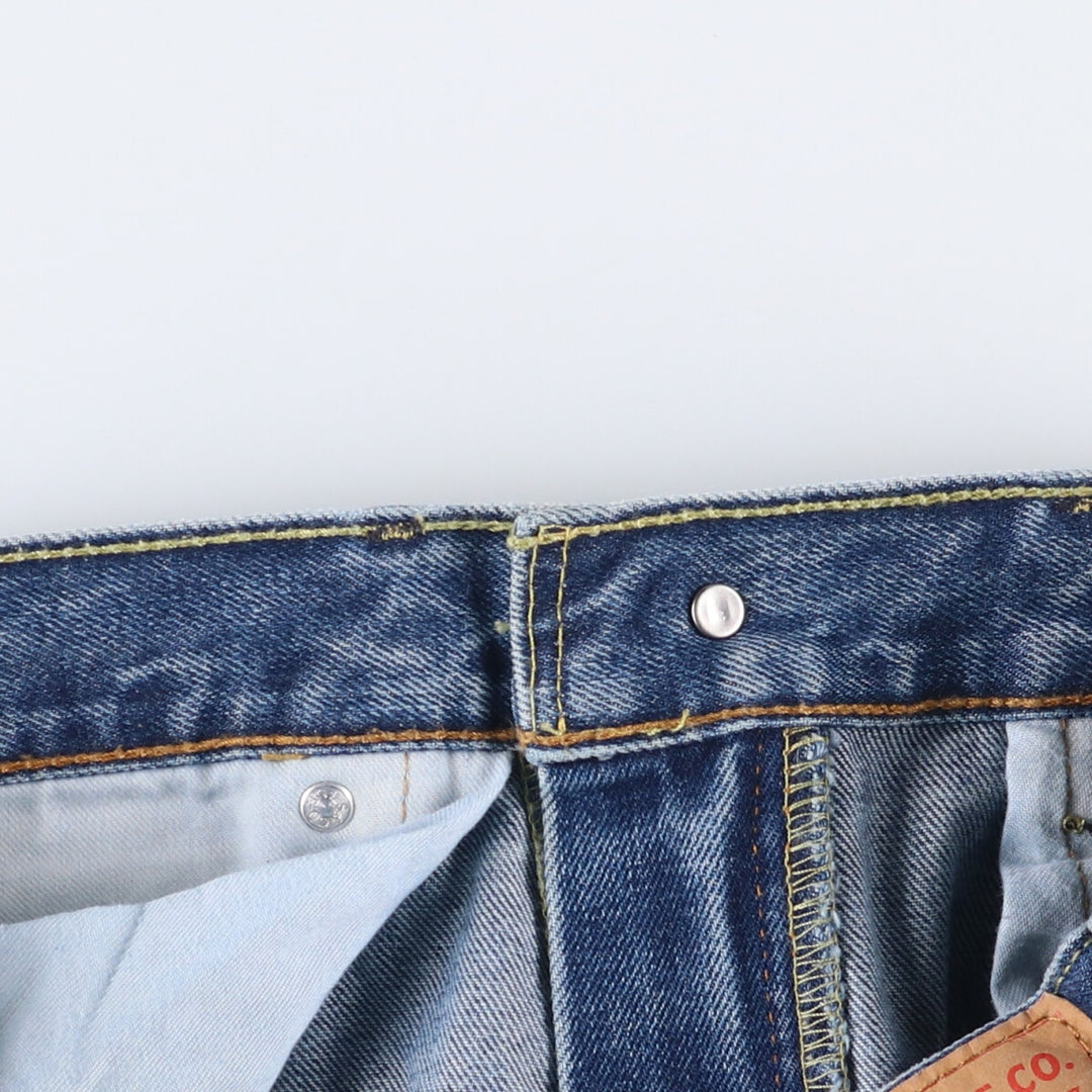 Levi's 505 tapered denim pants for men, equivalent to w35 cotton blue type Vintage Second Hand
