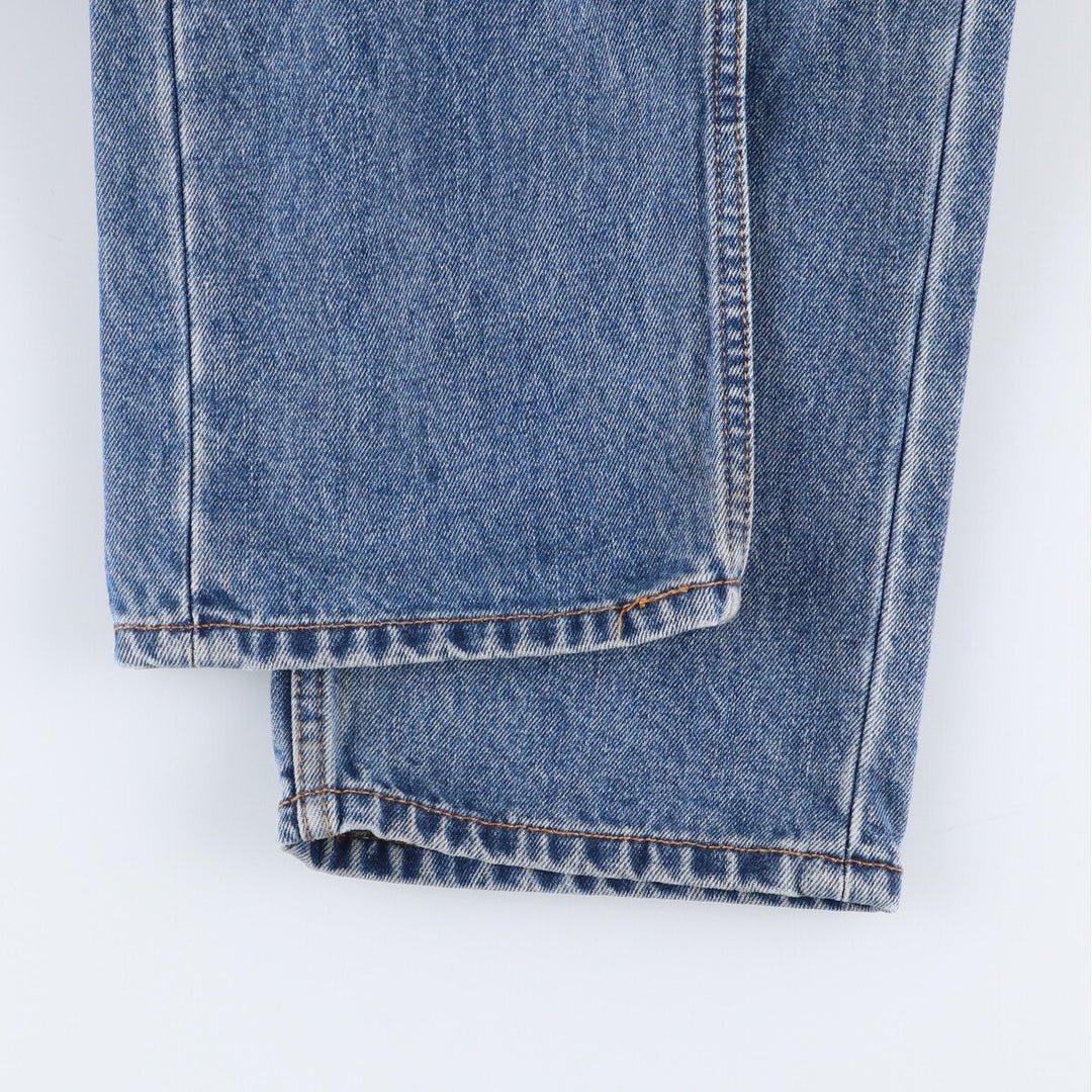 Levi's 505 tapered denim pants for men, equivalent to w35 cotton blue type Vintage Second Hand