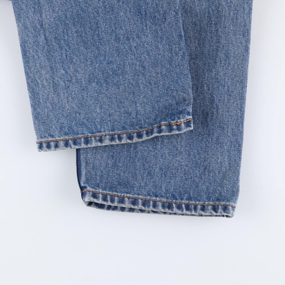 Levi's 505 tapered denim pants for men, equivalent to w35 cotton blue type Vintage Second Hand