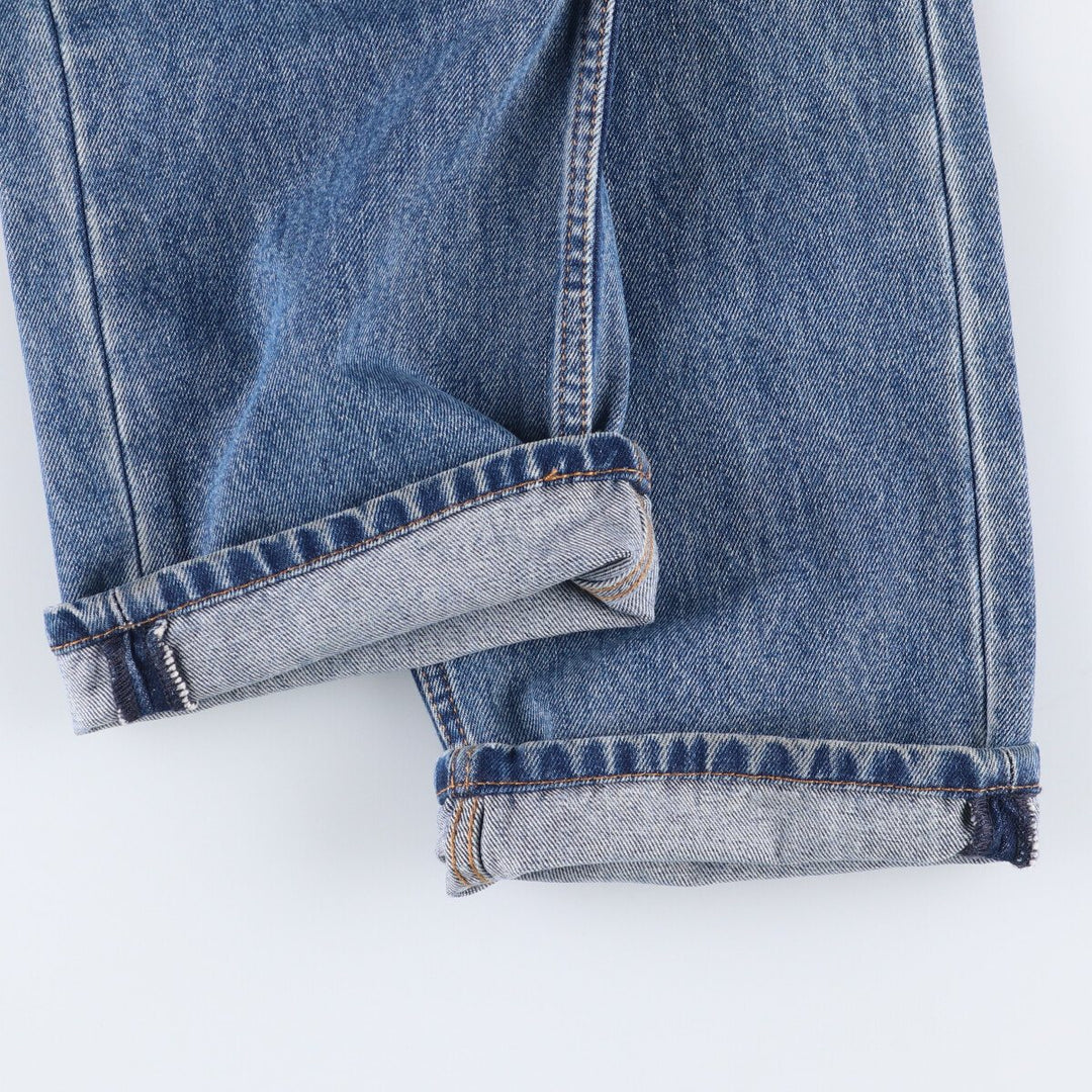 Levi's 505 tapered denim pants for men, equivalent to w35 cotton blue type Vintage Second Hand