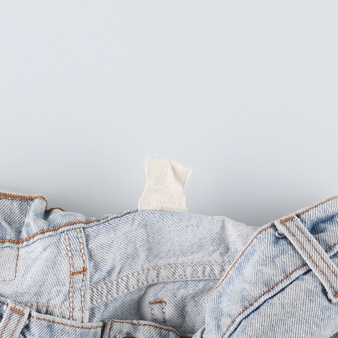 90'S Levi's 505 REGULAR FIT STRAIGHT LEG Orange Tab Tapered Denim Pants Men's W33 Vintage unclear Blue type light blue Vintage Second Hand