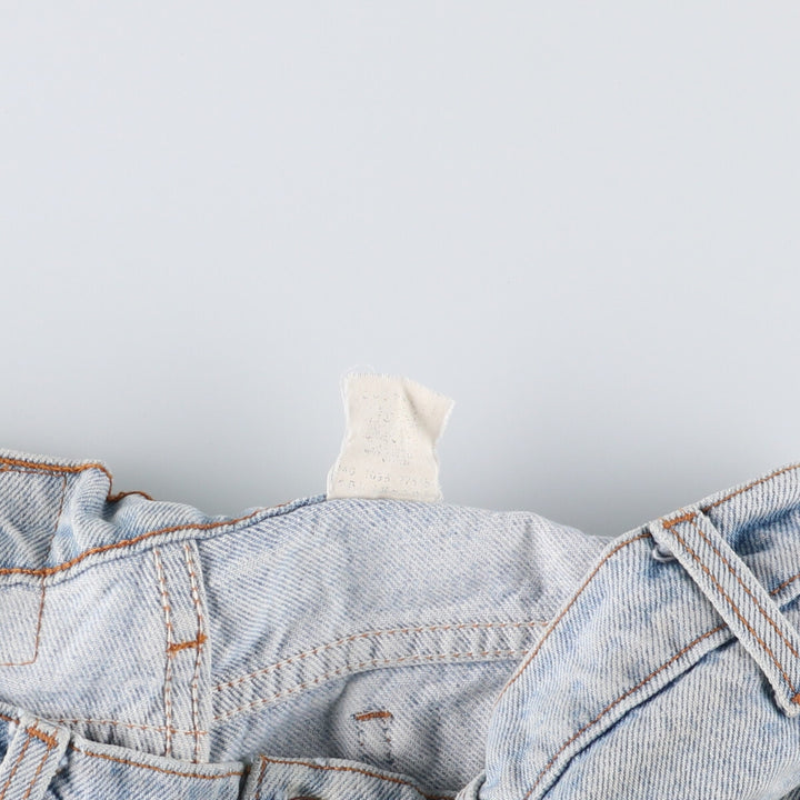 90'S Levi's 505 REGULAR FIT STRAIGHT LEG Orange Tab Tapered Denim Pants Men's W33 Vintage unclear Blue type light blue Vintage Second Hand