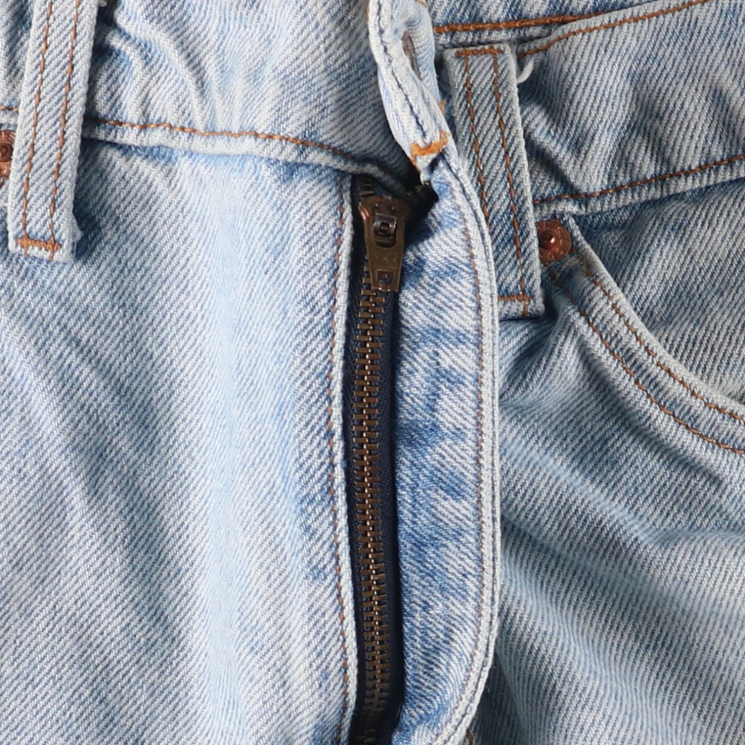 90'S Levi's 505 REGULAR FIT STRAIGHT LEG Orange Tab Tapered Denim Pants Men's W33 Vintage unclear Blue type light blue Vintage Second Hand