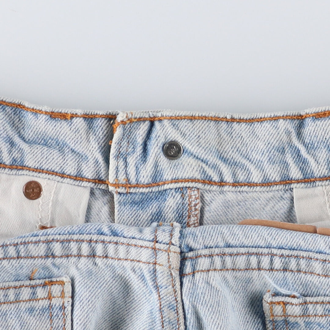 90'S Levi's 505 REGULAR FIT STRAIGHT LEG Orange Tab Tapered Denim Pants Men's W33 Vintage unclear Blue type light blue Vintage Second Hand