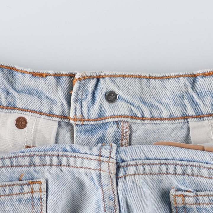 90'S Levi's 505 REGULAR FIT STRAIGHT LEG Orange Tab Tapered Denim Pants Men's W33 Vintage unclear Blue type light blue Vintage Second Hand