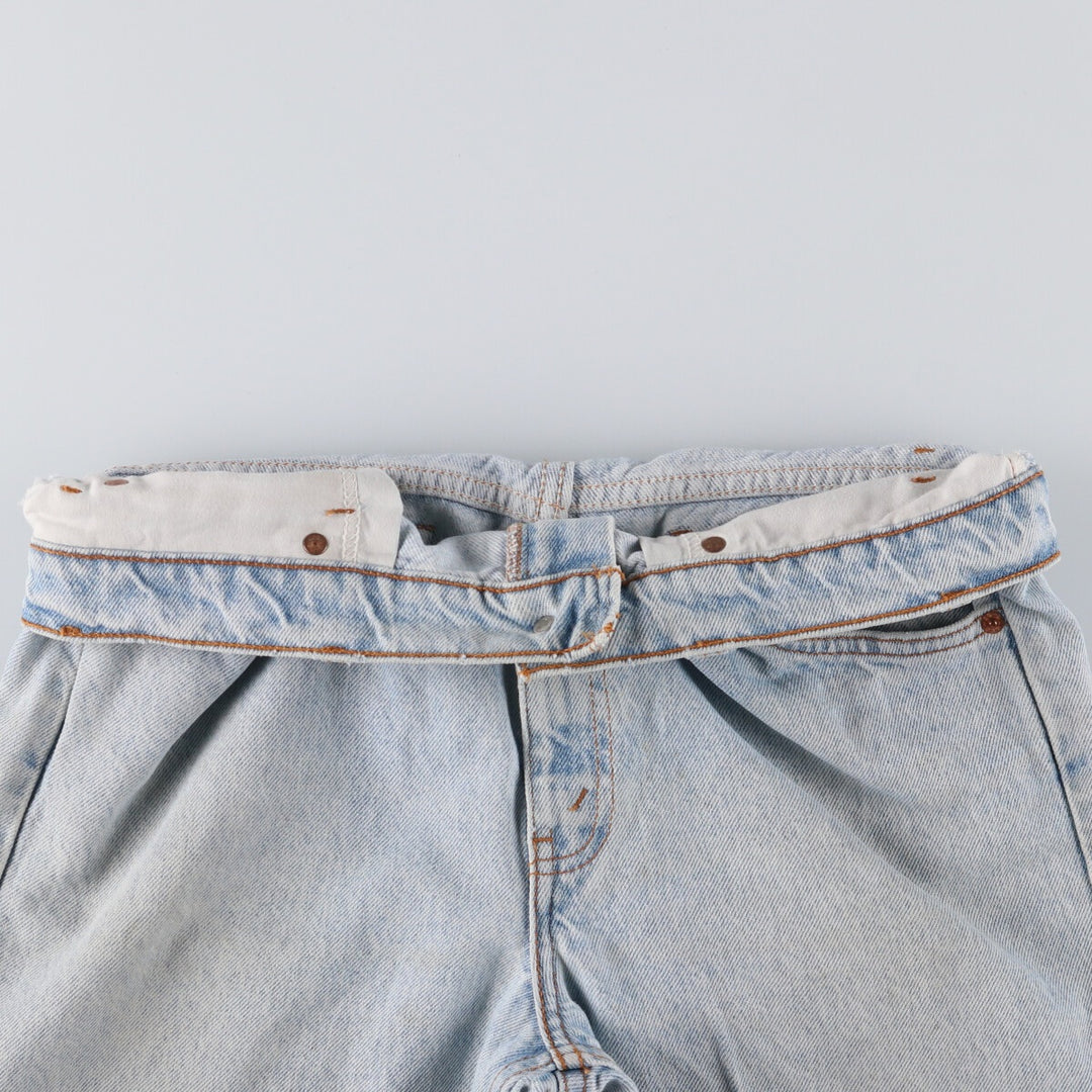 90'S Levi's 505 REGULAR FIT STRAIGHT LEG Orange Tab Tapered Denim Pants Men's W33 Vintage unclear Blue type light blue Vintage Second Hand