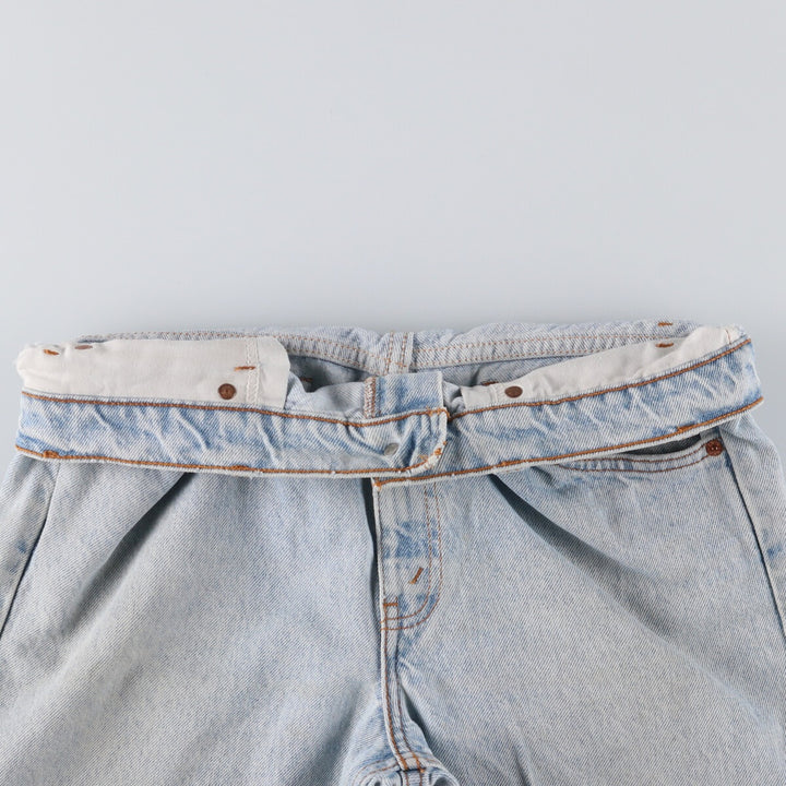 90'S Levi's 505 REGULAR FIT STRAIGHT LEG Orange Tab Tapered Denim Pants Men's W33 Vintage unclear Blue type light blue Vintage Second Hand
