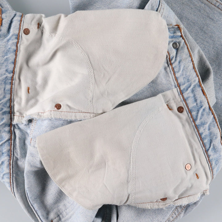 90'S Levi's 505 REGULAR FIT STRAIGHT LEG Orange Tab Tapered Denim Pants Men's W33 Vintage unclear Blue type light blue Vintage Second Hand