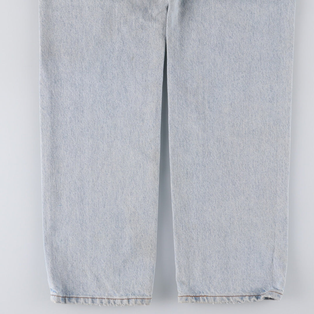 90'S Levi's 505 REGULAR FIT STRAIGHT LEG Orange Tab Tapered Denim Pants Men's W33 Vintage unclear Blue type light blue Vintage Second Hand