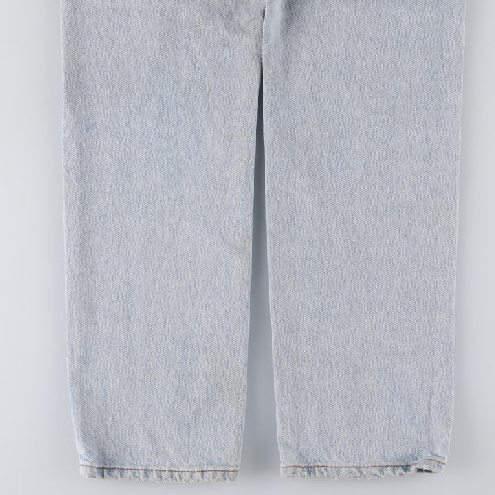90'S Levi's 505 REGULAR FIT STRAIGHT LEG Orange Tab Tapered Denim Pants Men's W33 Vintage unclear Blue type light blue Vintage Second Hand