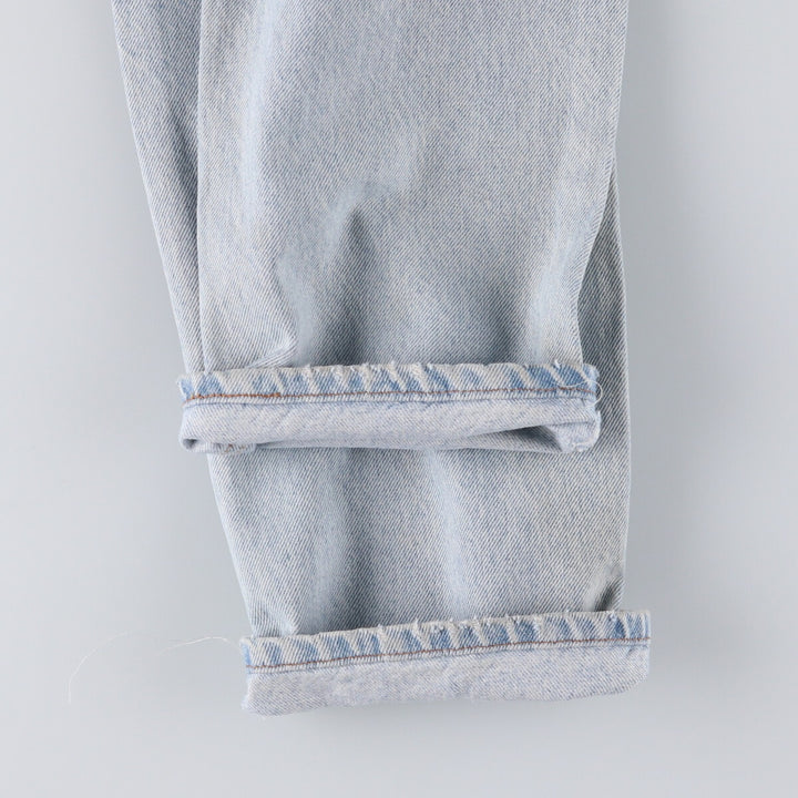 90'S Levi's 505 REGULAR FIT STRAIGHT LEG Orange Tab Tapered Denim Pants Men's W33 Vintage unclear Blue type light blue Vintage Second Hand