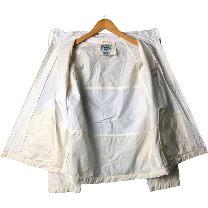 Vintage 1980'S Lacoste IZOD cotton jacket, size M, men's cotton ivory Vintage Second Hand