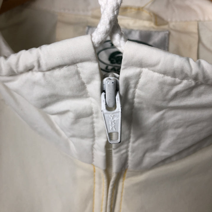 Vintage 1980'S Lacoste IZOD cotton jacket, size M, men's cotton ivory Vintage Second Hand