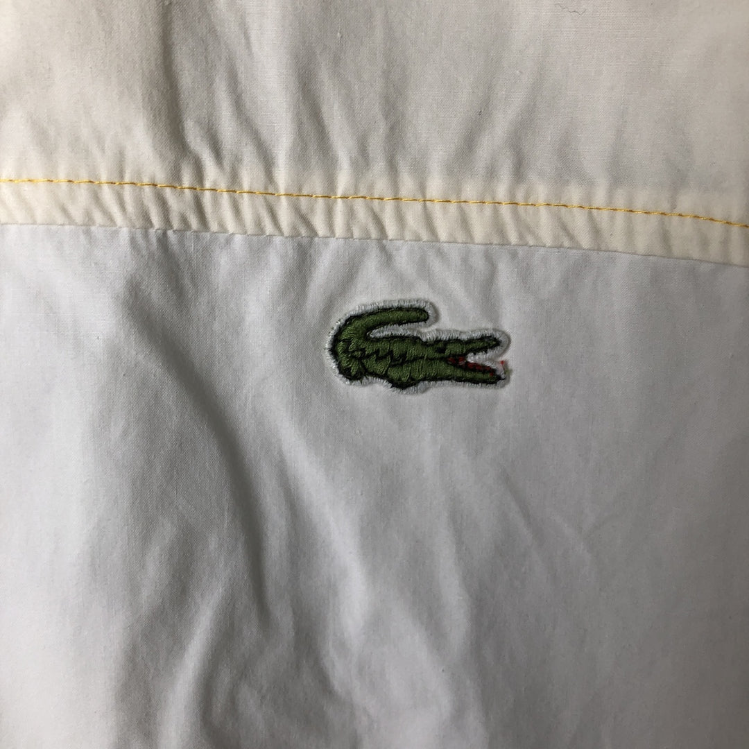 Vintage 1980'S Lacoste IZOD cotton jacket, size M, men's cotton ivory Vintage Second Hand
