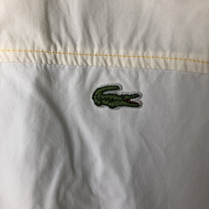 Vintage 1980'S Lacoste IZOD cotton jacket, size M, men's cotton ivory Vintage Second Hand