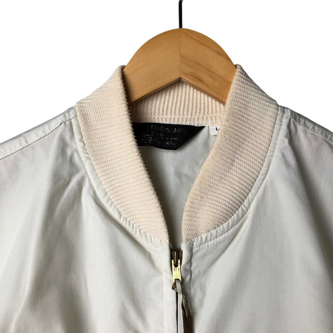 Vintage 1970'S Sears Derby Jacket with Cup Shoulder Strap, Men's Size L unclear ivory Vintage Second Hand