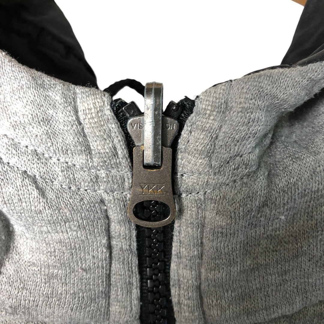Vintage 90'S adidas reversible padded puffer jacket with back logo, size XL, men's Nylon black type Vintage Second Hand