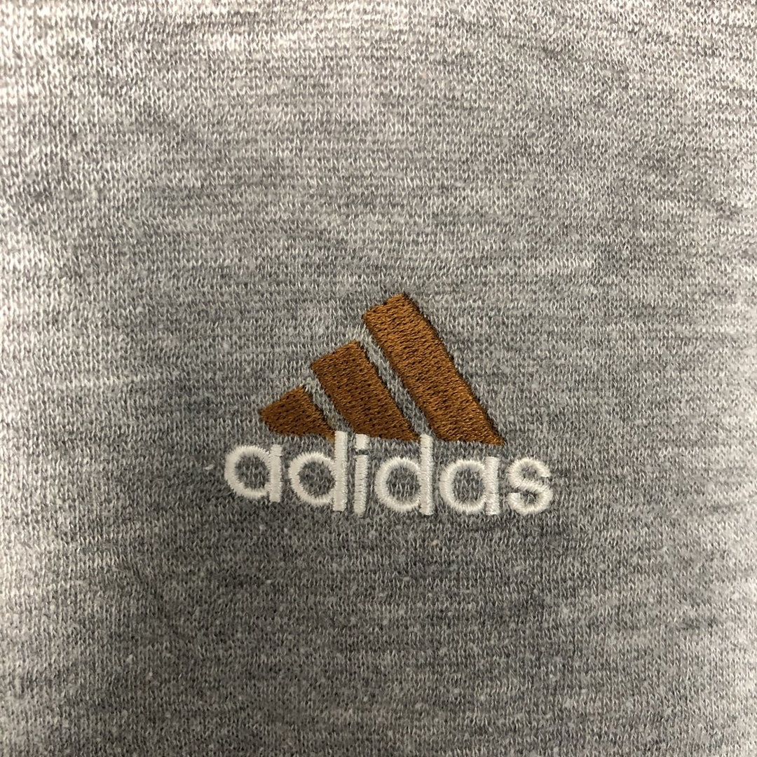 Vintage 90'S adidas reversible padded puffer jacket with back logo, size XL, men's Nylon black type Vintage Second Hand
