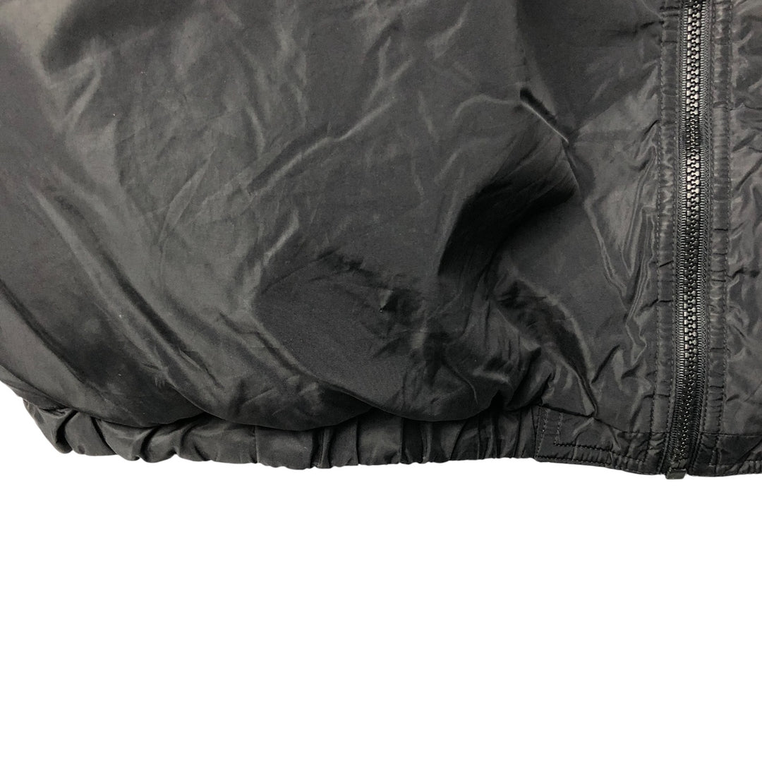 Vintage 90'S adidas reversible padded puffer jacket with back logo, size XL, men's Nylon black type Vintage Second Hand