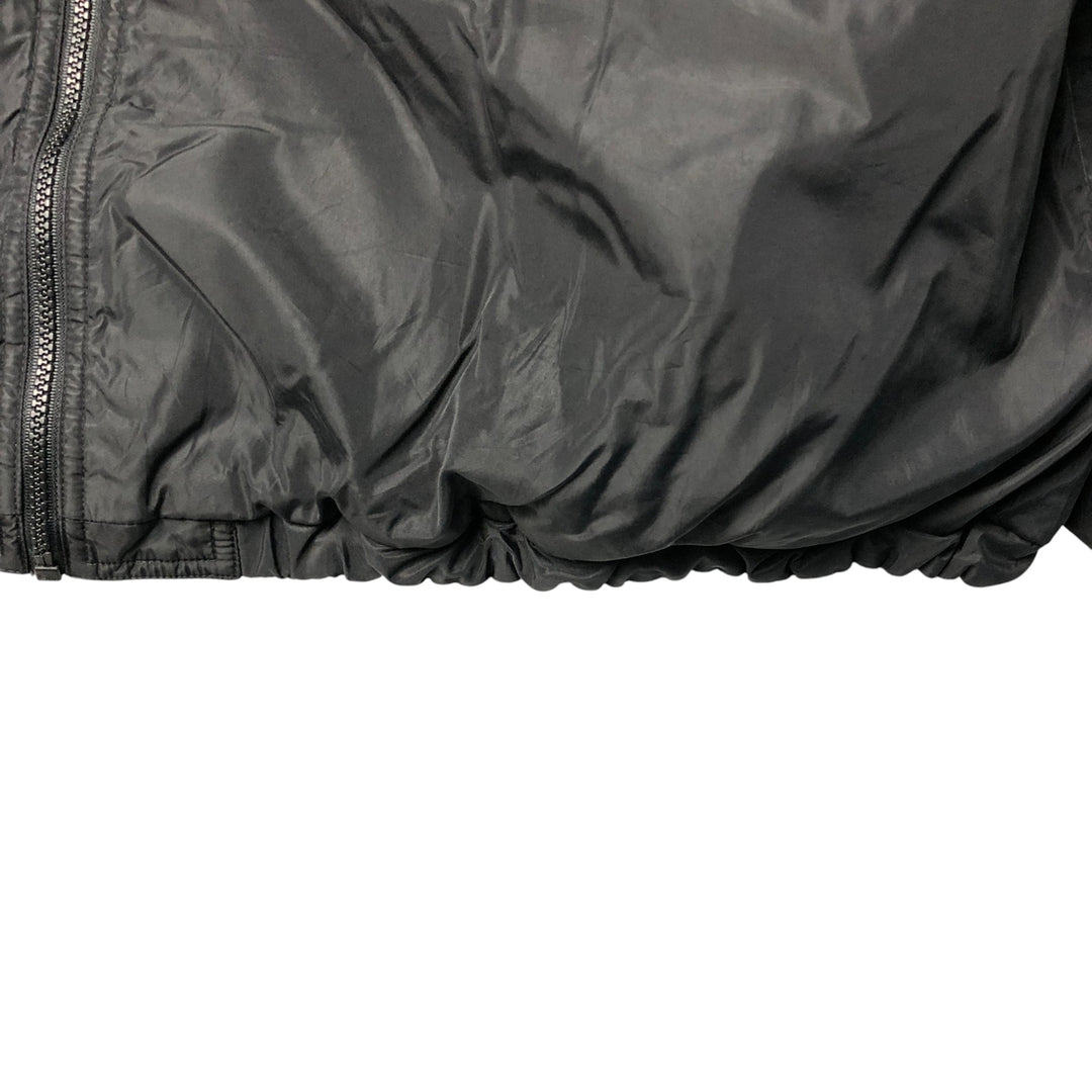 Vintage 90'S adidas reversible padded puffer jacket with back logo, size XL, men's Nylon black type Vintage Second Hand