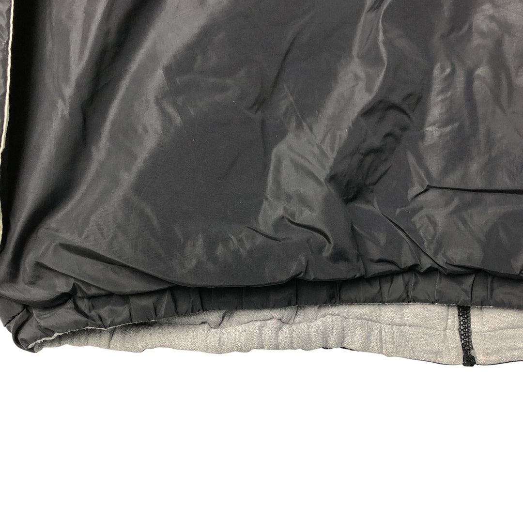 Vintage 90'S adidas reversible padded puffer jacket with back logo, size XL, men's Nylon black type Vintage Second Hand