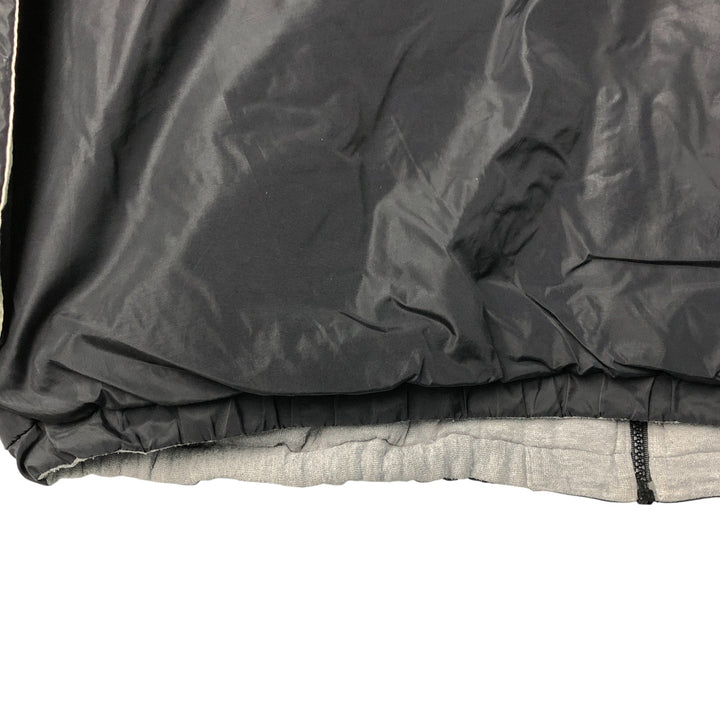 Vintage 90'S adidas reversible padded puffer jacket with back logo, size XL, men's Nylon black type Vintage Second Hand