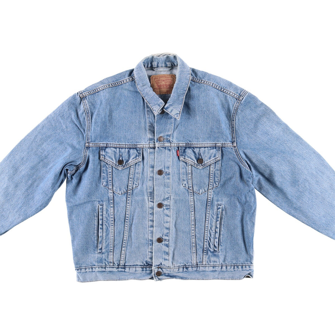 90'S Levi's 70503-0216 Denim Jacket, Men's Size XL, Vintage cotton blue type Vintage Second Hand