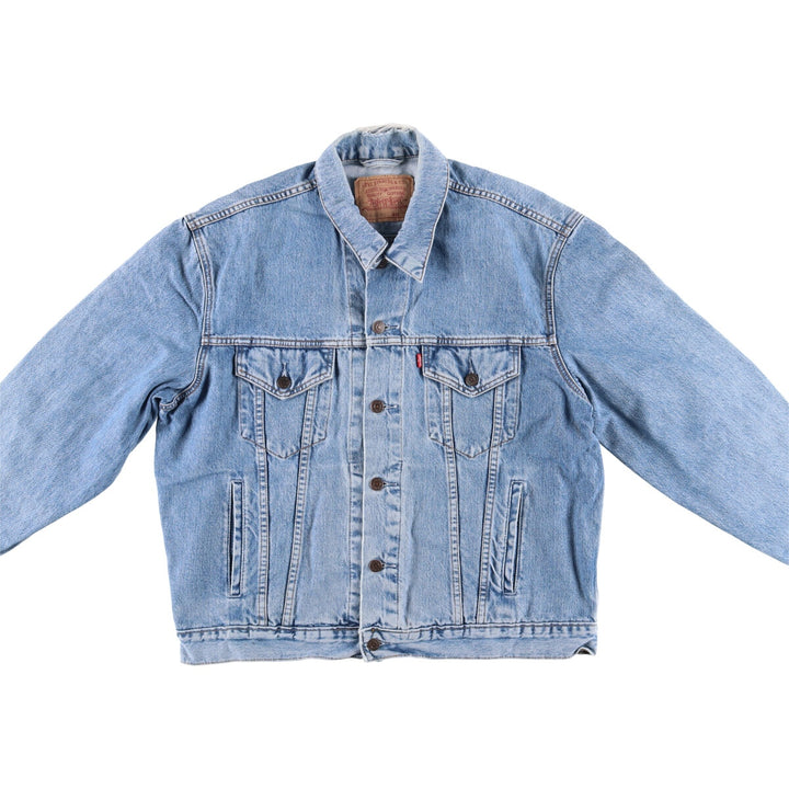 90'S Levi's 70503-0216 Denim Jacket, Men's Size XL, Vintage cotton blue type Vintage Second Hand