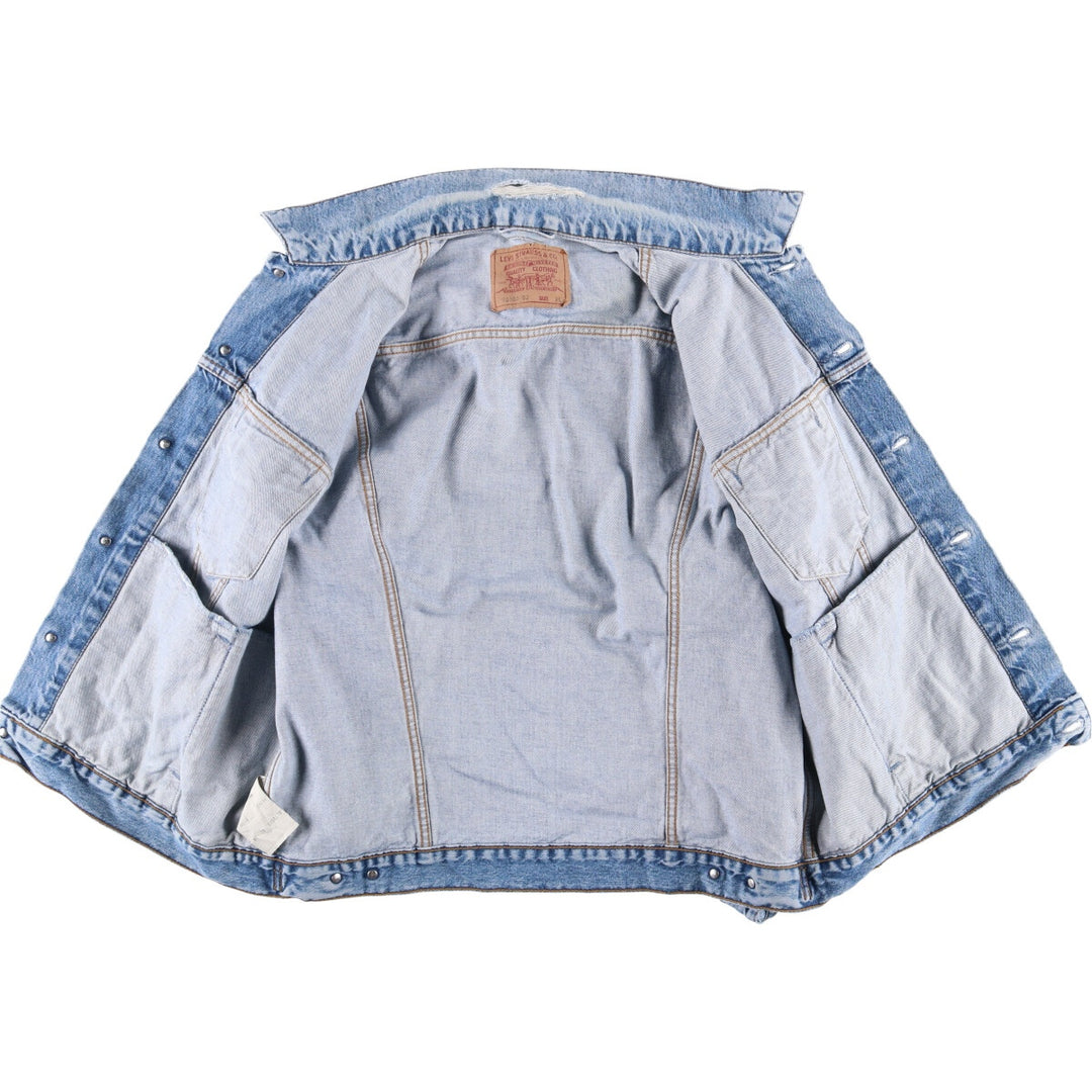 90'S Levi's 70503-0216 Denim Jacket, Men's Size XL, Vintage cotton blue type Vintage Second Hand