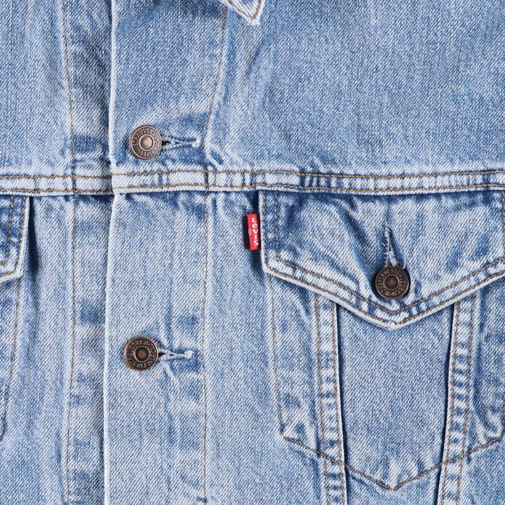 90'S Levi's 70503-0216 Denim Jacket, Men's Size XL, Vintage cotton blue type Vintage Second Hand