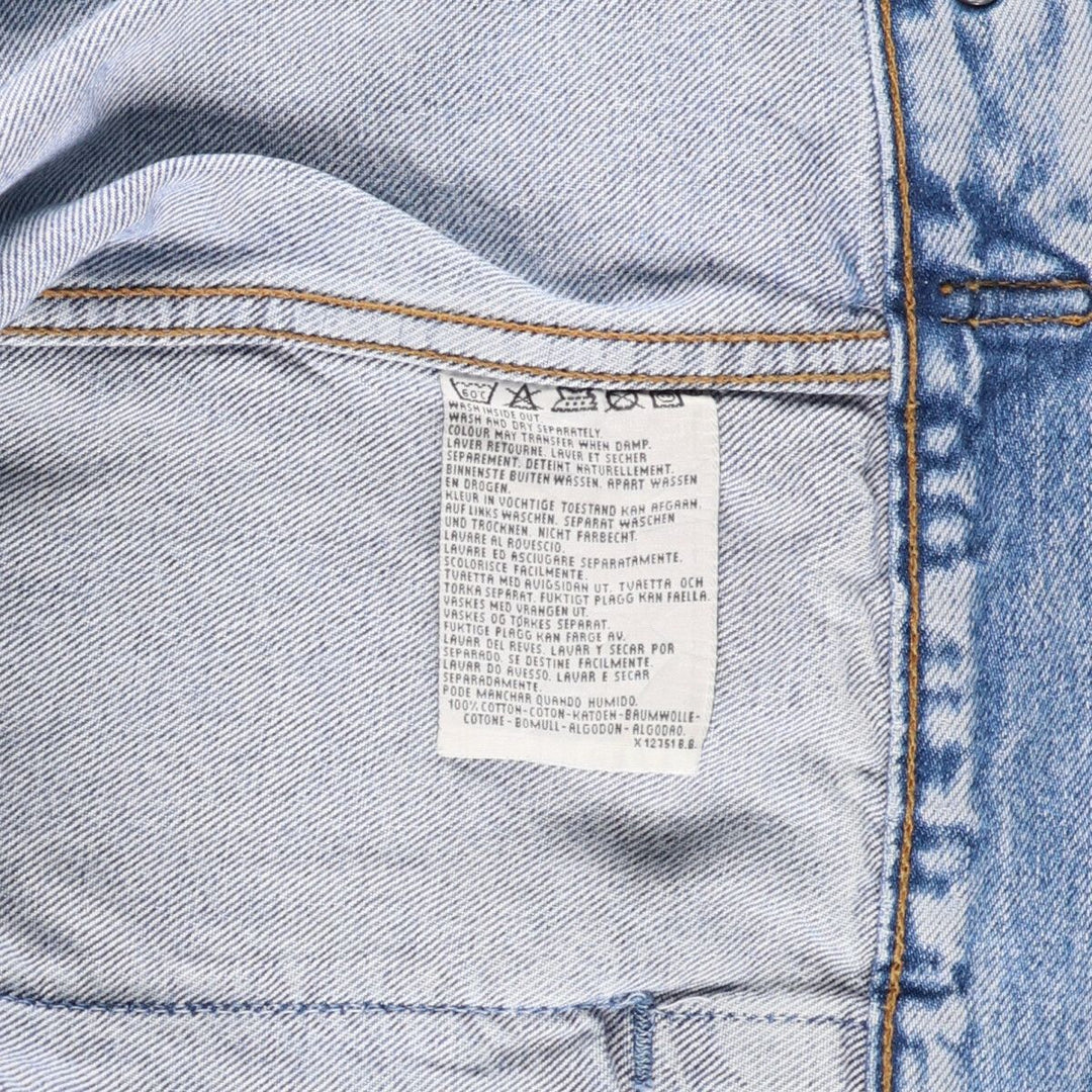 90'S Levi's 70503-0216 Denim Jacket, Men's Size XL, Vintage cotton blue type Vintage Second Hand